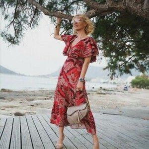 NWT Johanna Ortiz x H&M Eyelet Embroidered Dress M